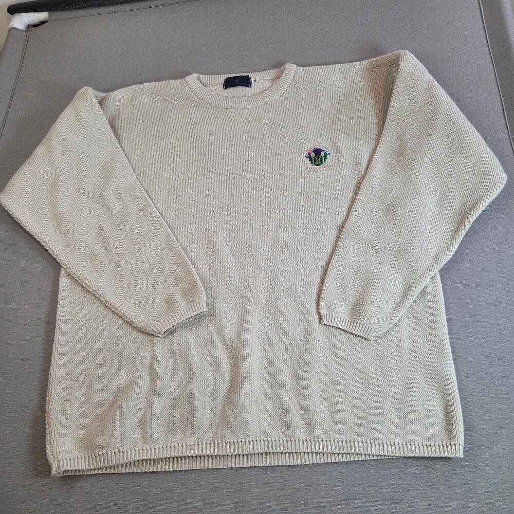 Vintage 2000 St Andrews Open Championship Sweater XL Tiger Woods Win
